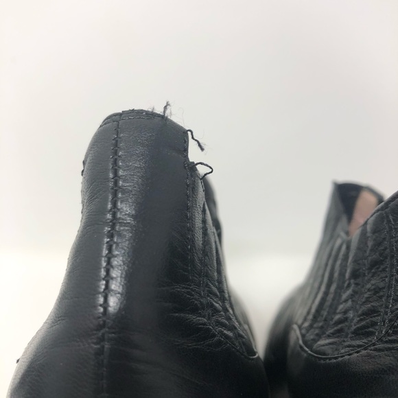 CHANEL Black Leather High Heel Ankle Boots - Picture 12 of 12